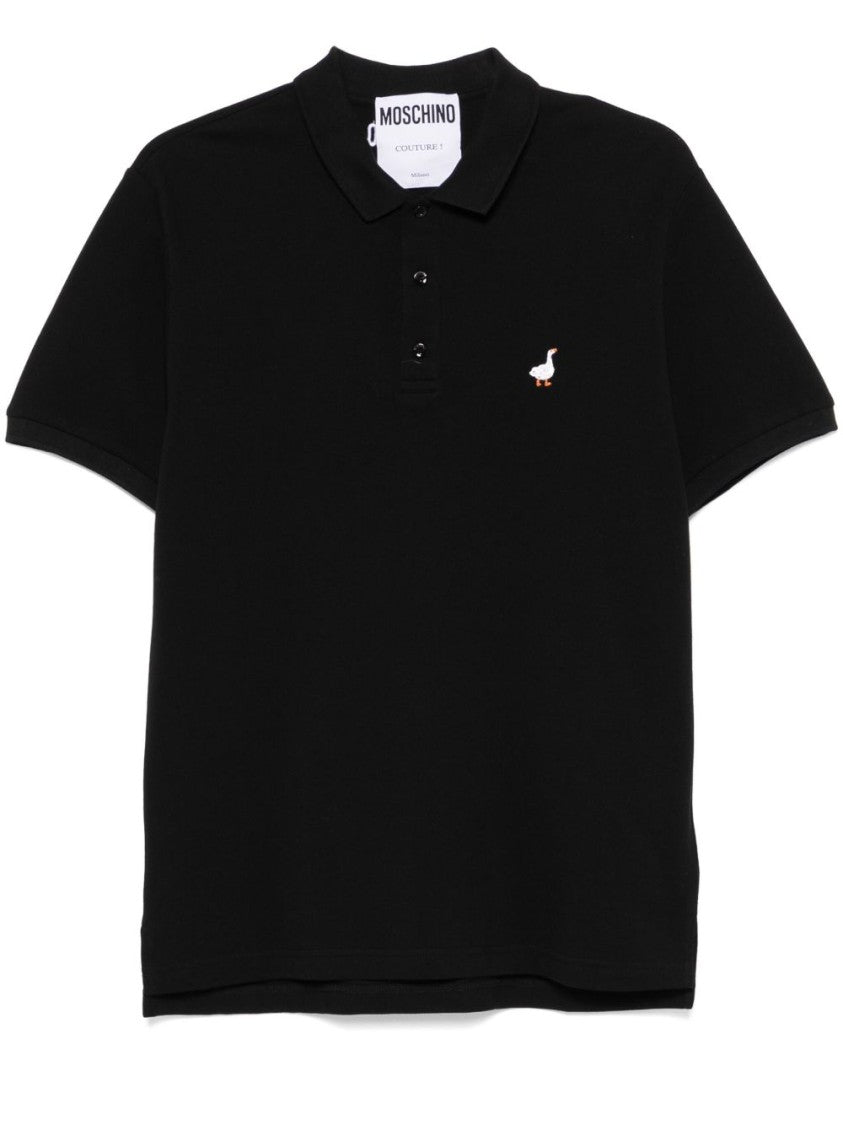 Moschino Black Polo Shirt