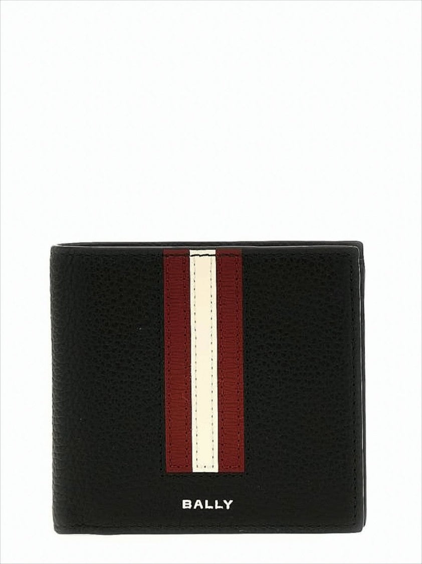Bally Textured Calf Leather Bifold Wallet