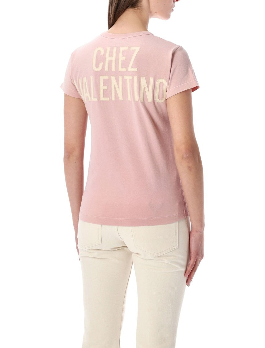 Valentino Garavani Panther Lady Cotton T Shirt