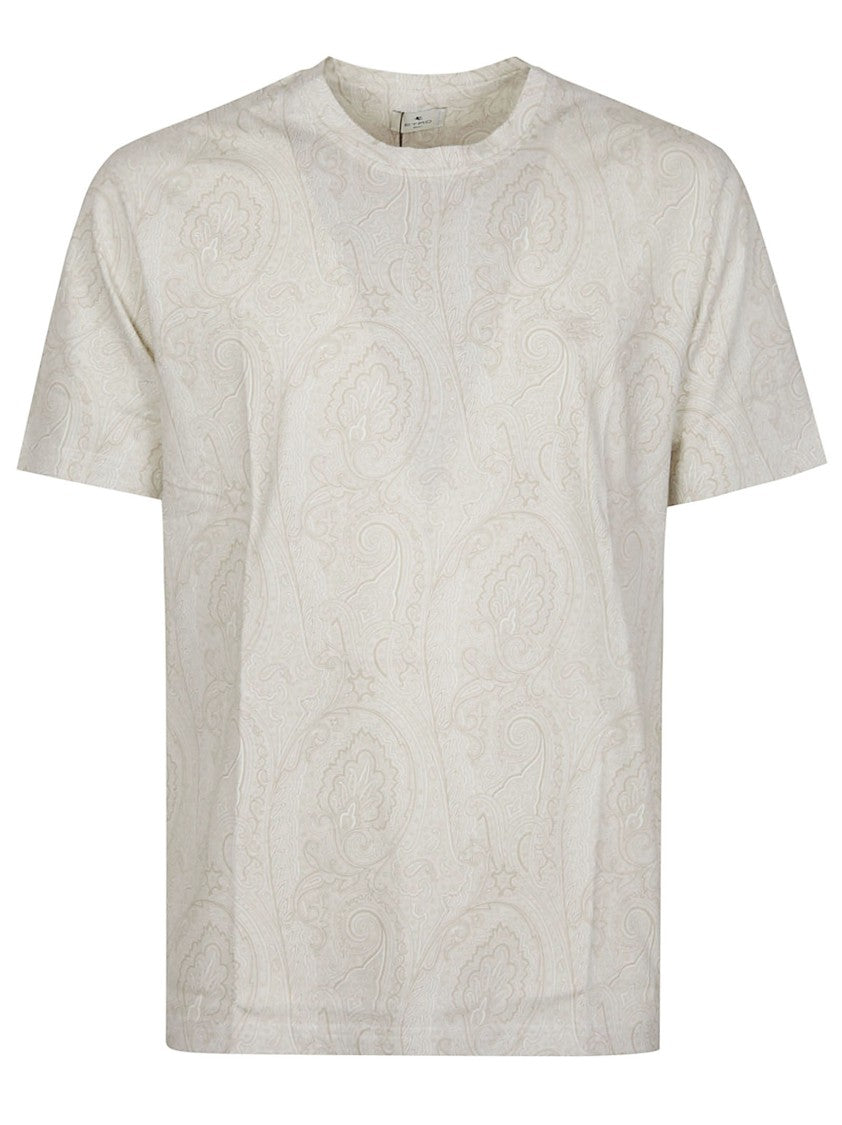 Etro Roma Cotton Paisley T-Shirt