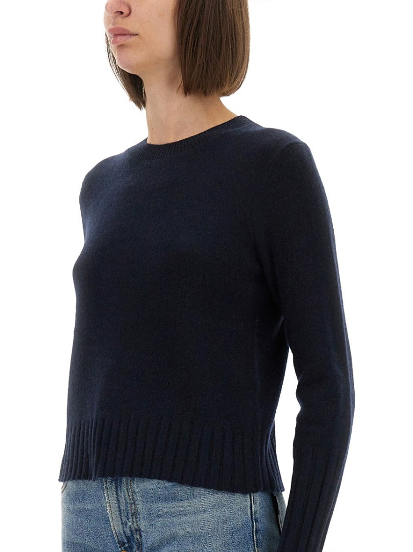 Guest In Residence Neutrals Shrunken Crew Cashmere Sweater