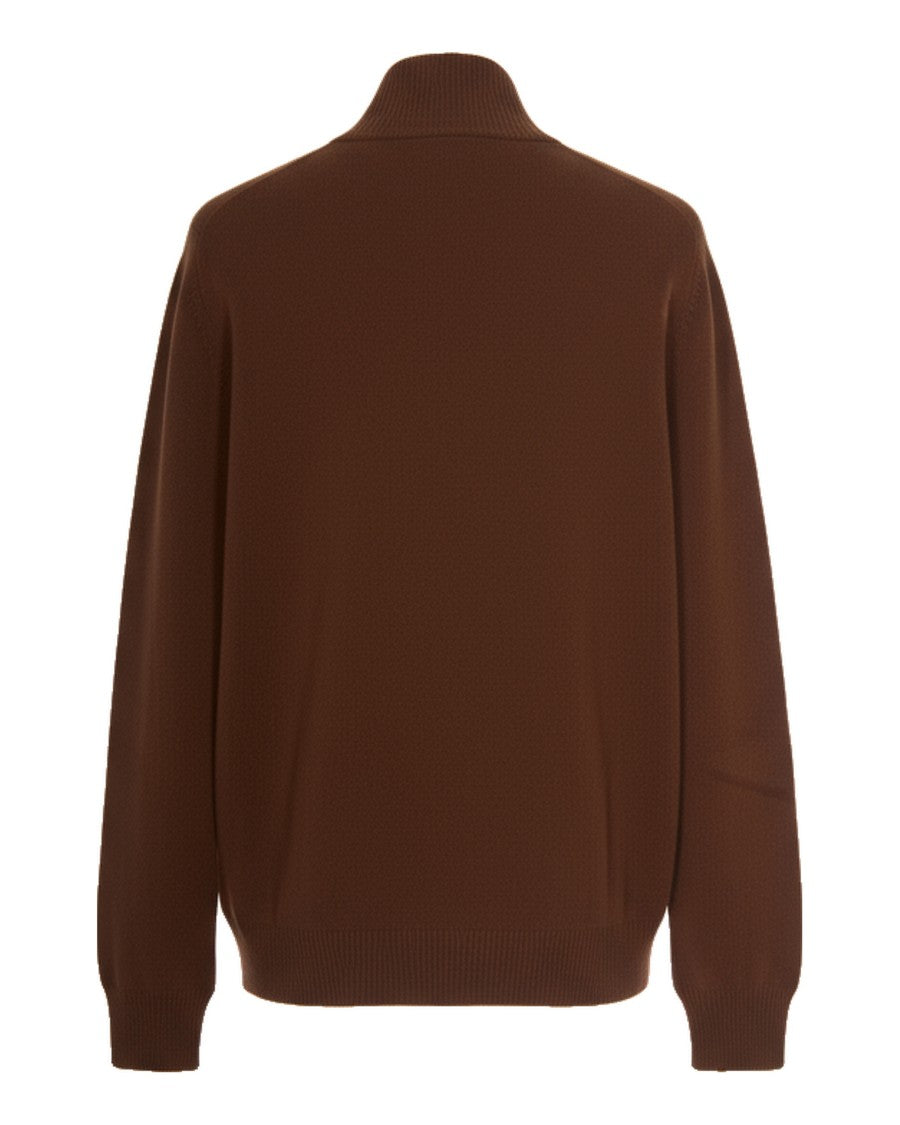 Alpha Studio Tobacco Cashmere Turtleneck