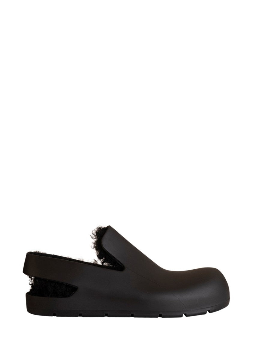 Bottega Veneta Puddle Sandal With Shearling Lining And Rubber Upper