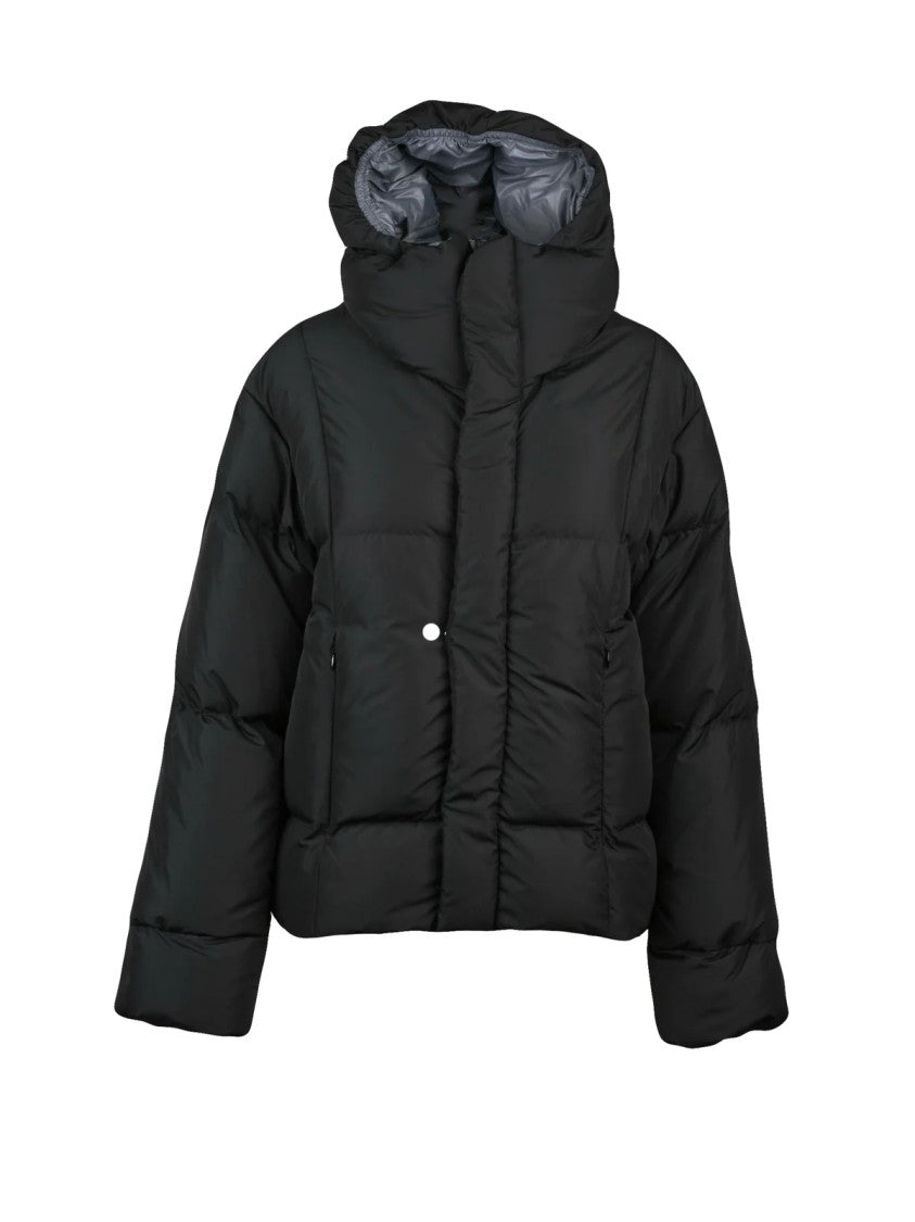 Bacon Black Polyester Oaks Down Jacket