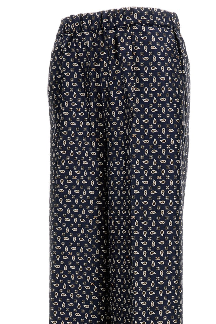Max Mara Wide-Leg Silk Trousers