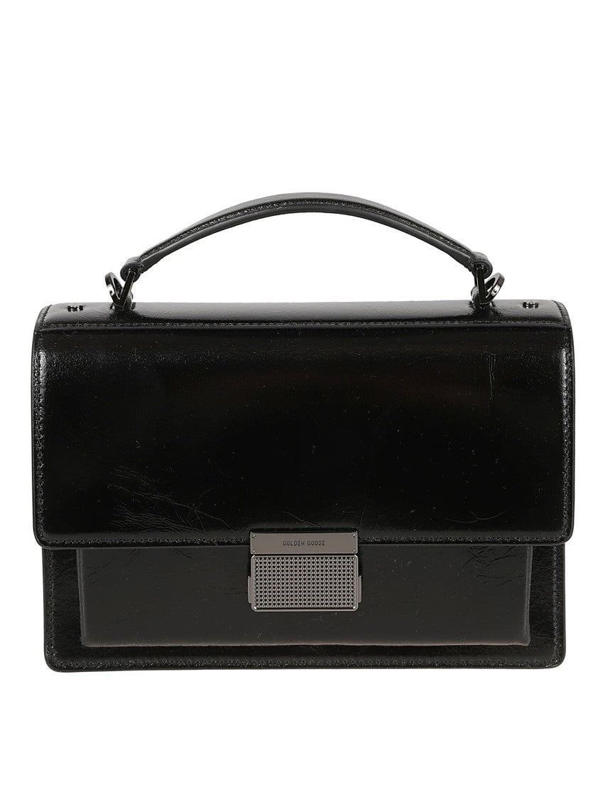 Golden Goose Structured Handbag With Polished Leather Finish