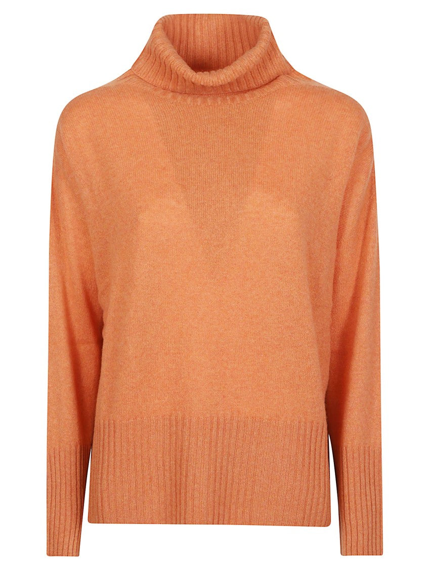 Aragona Finely Knit Ribbed Cashmere Turtleneck