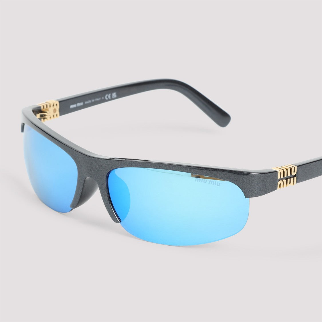 Miu Miu Blue Avio Acetate Sunglasses
