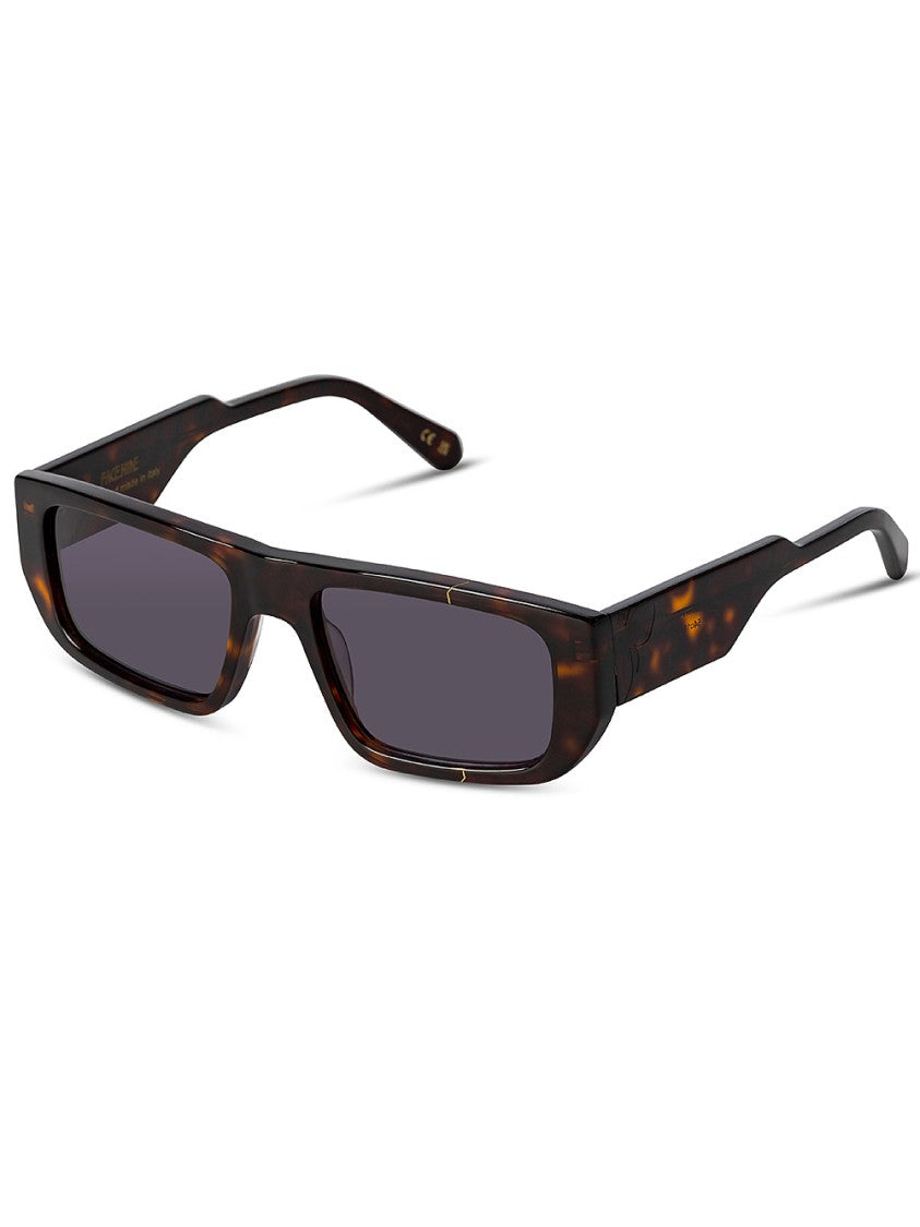 Face Hide Brown Kintsugi-Inspired Sunglasses With Bold Temples