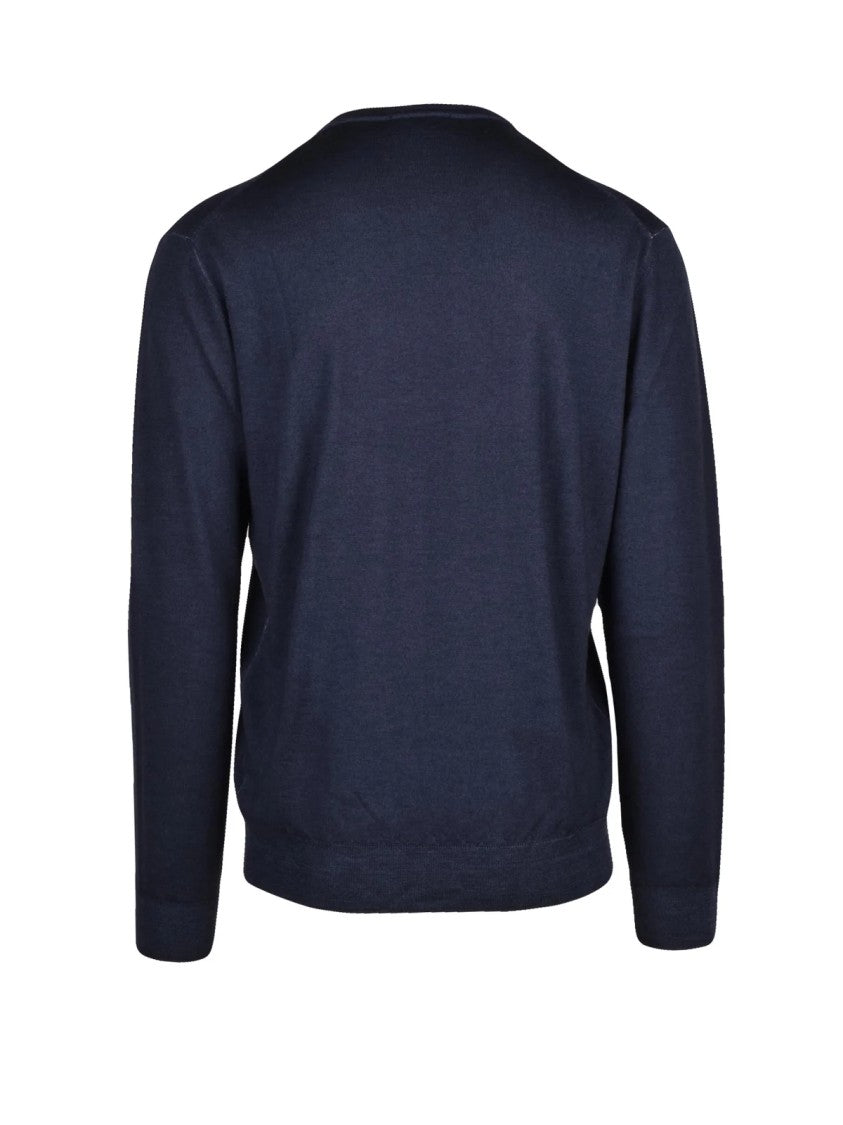 Privati Firenze Colored Pure Wool Crewneck Sweater