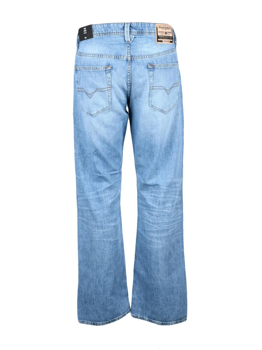 Diesel Light Blue Straight Denim Jeans