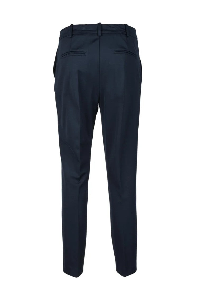 Liviana Conti Stretch Trousers - Midnight Blue
