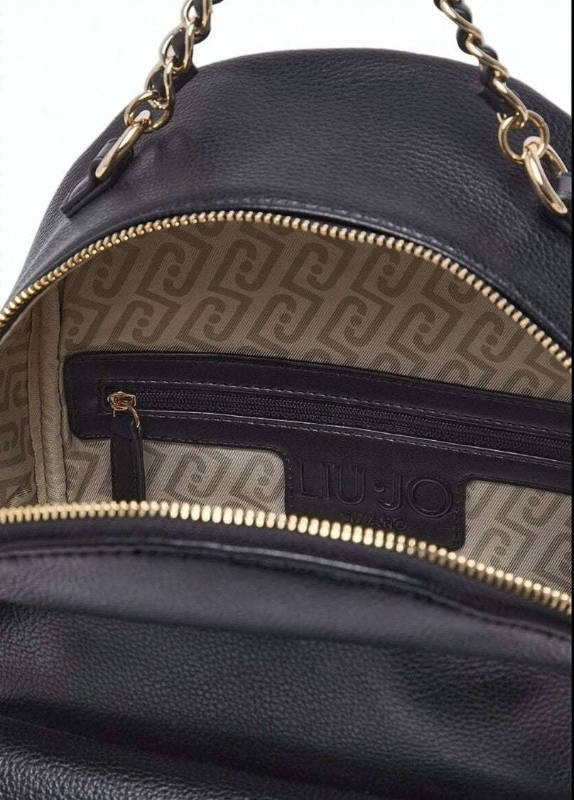 Liu Jo Drummed Print Chain Backpack