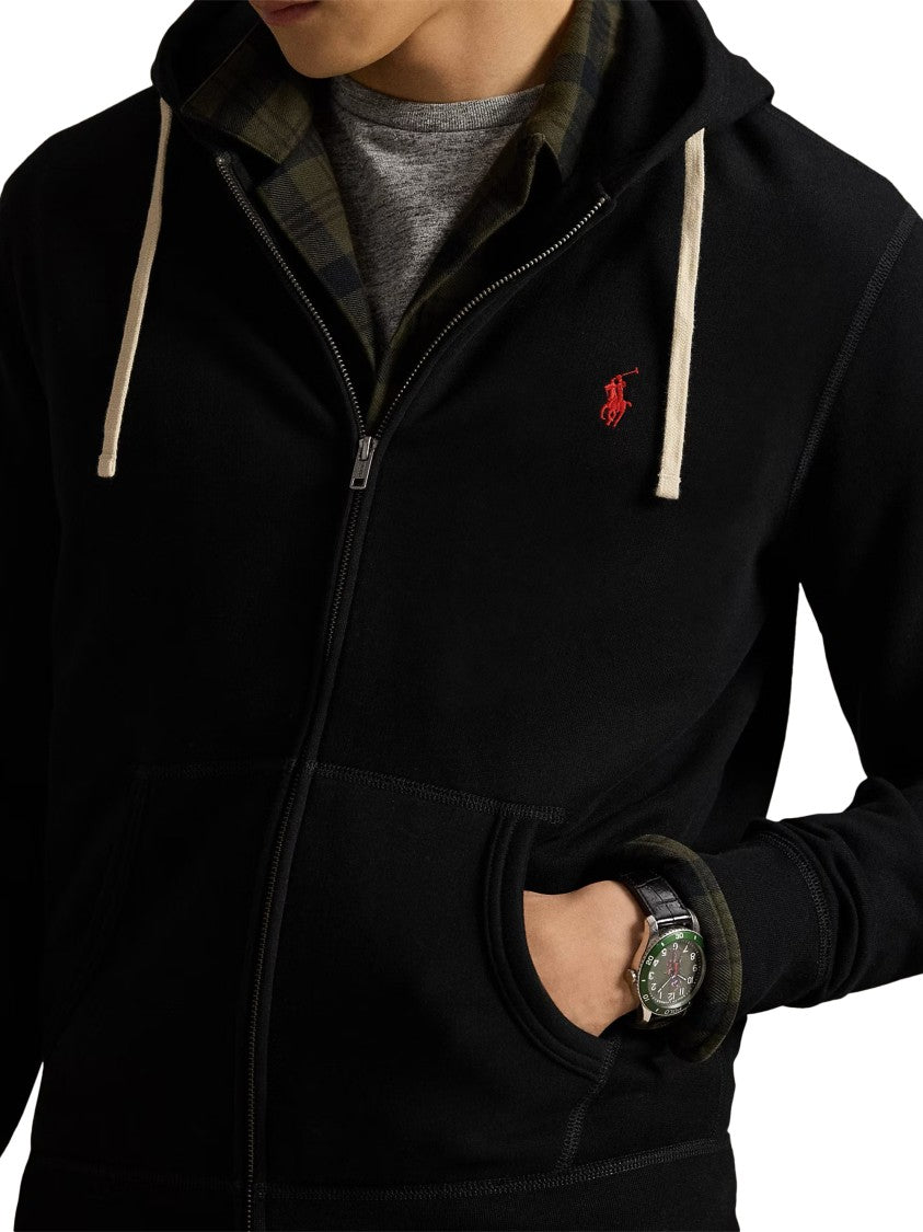 Polo Ralph Lauren Long-Sleeve Hooded Zip-Through Knit Sweater