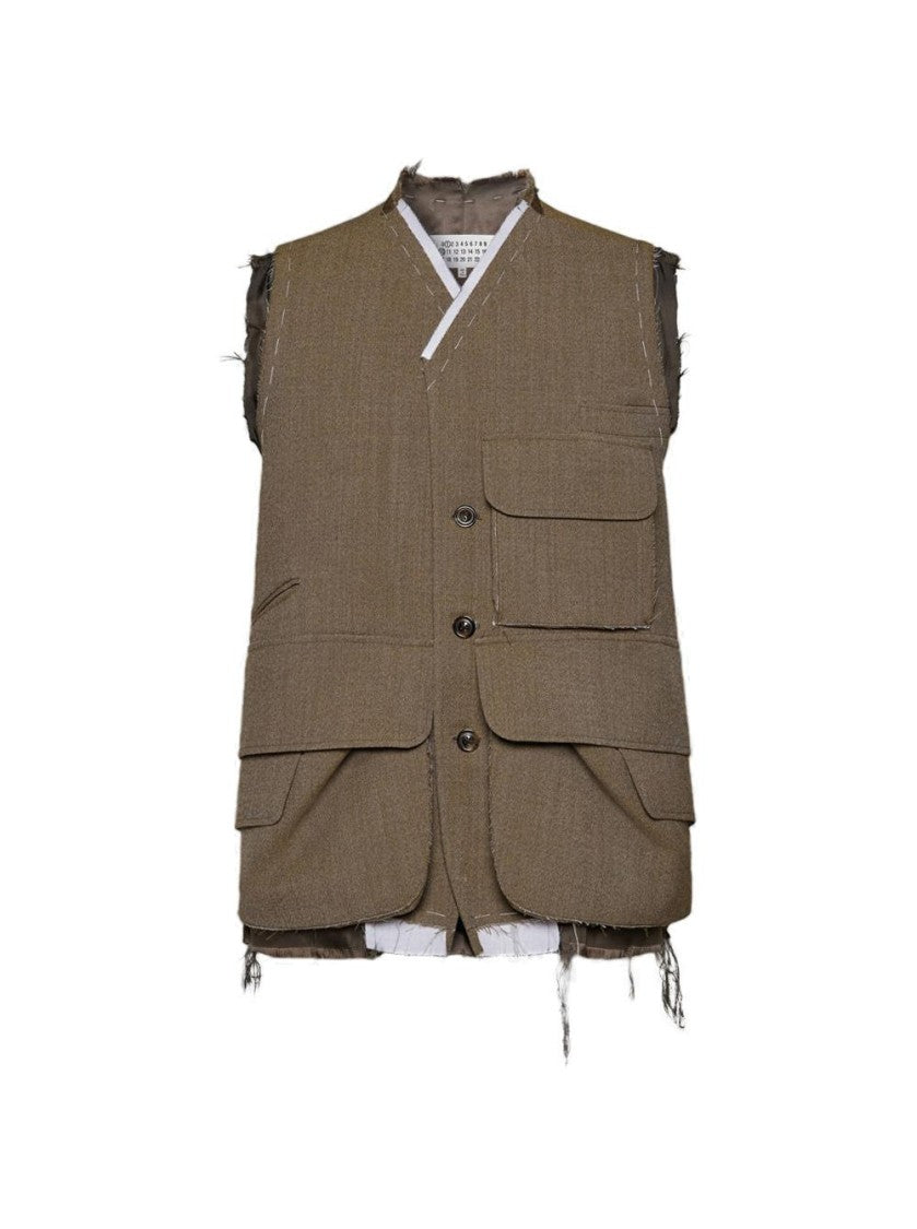 Maison Margiela Gilet Vest - Olive