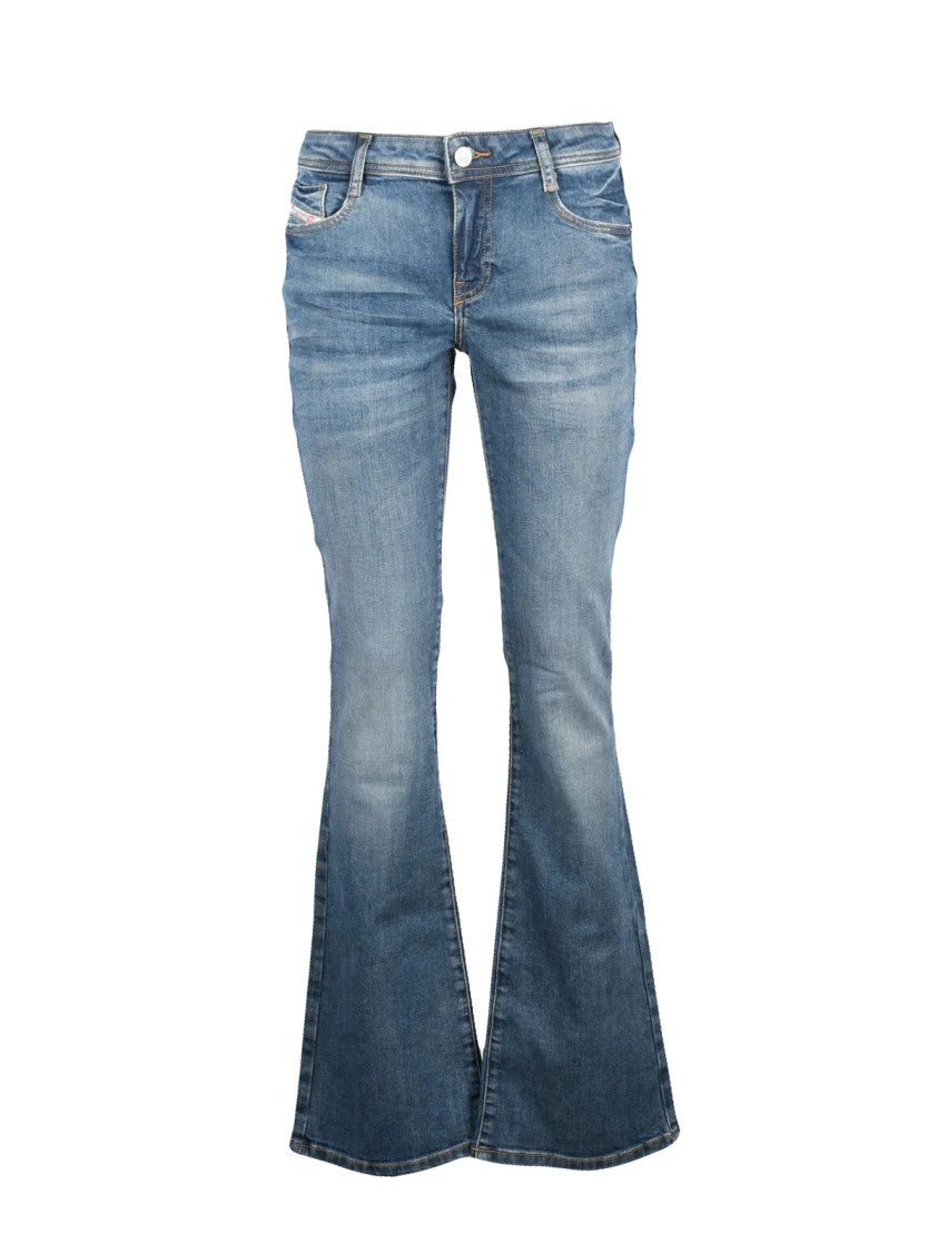 Diesel Blue Cotton-Blend D-Ebbey Slim Jeans
