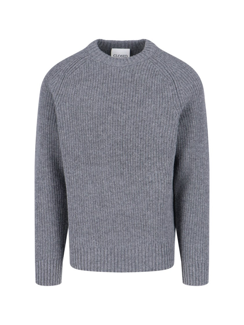 Closed Classic Grey Sweater With Design