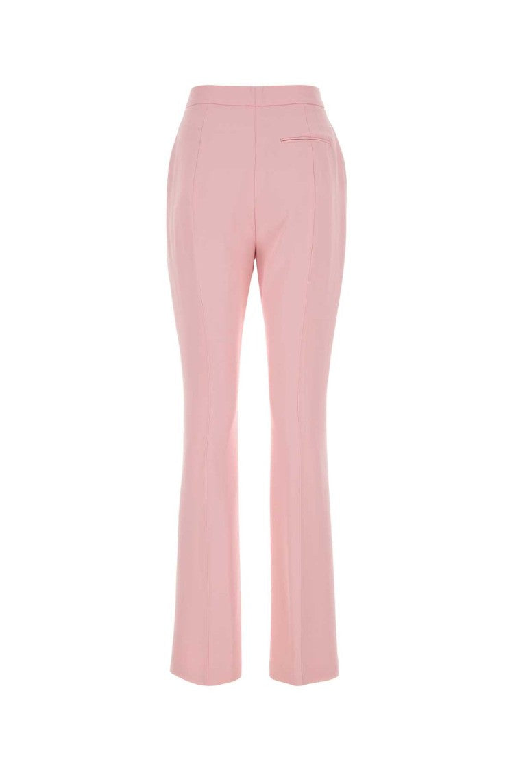 Alexander Mcqueen Pastel Pink Crepe Cigarette Pant