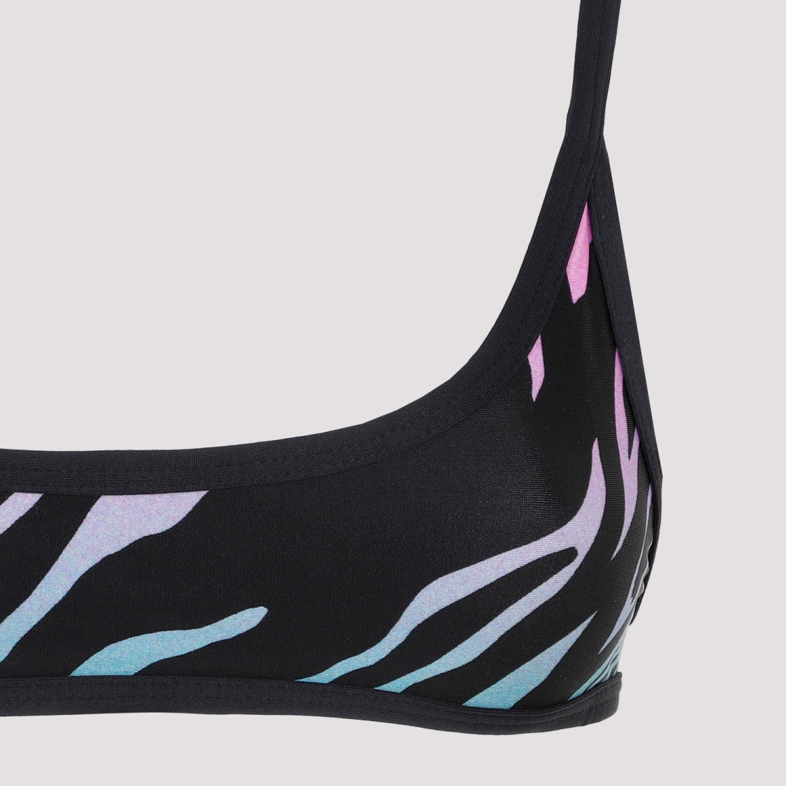 The Attico Multicolor Animalier Bikini