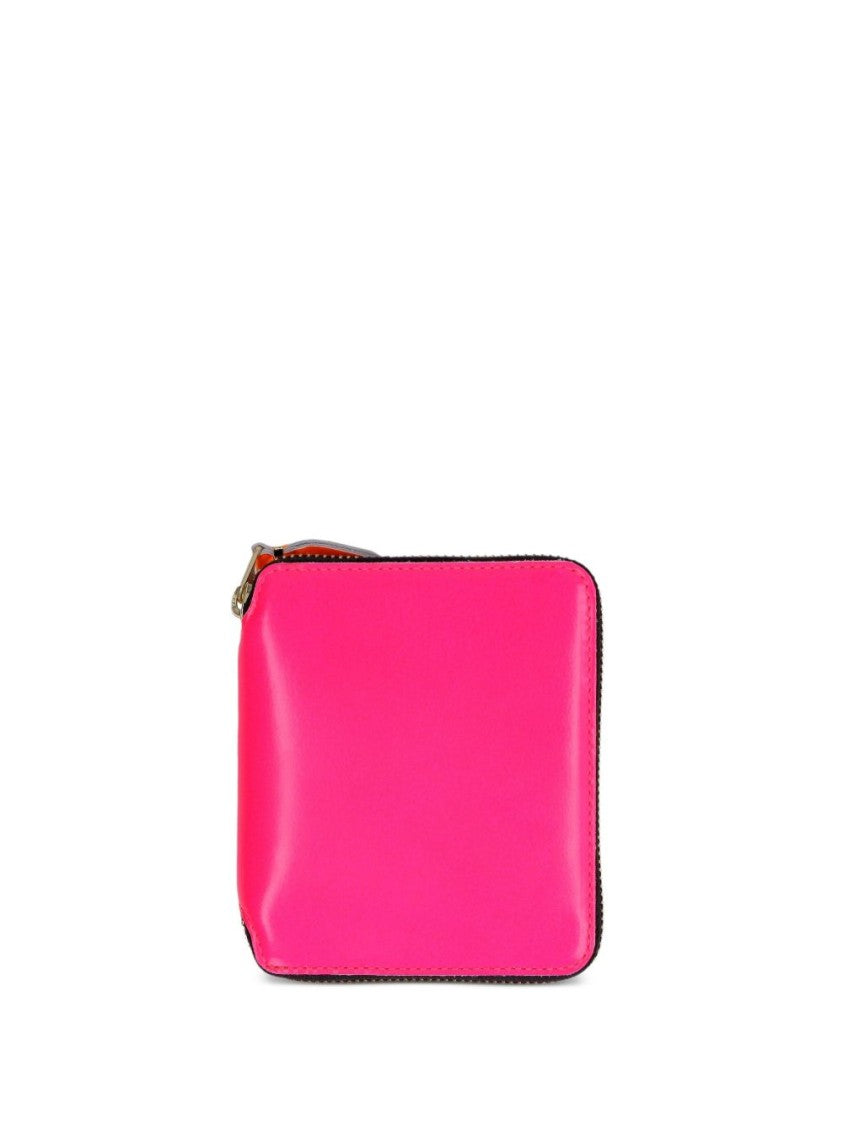 Comme Des Garçons Multicolor Compact Square Colorblock Zip-Around Wallet
