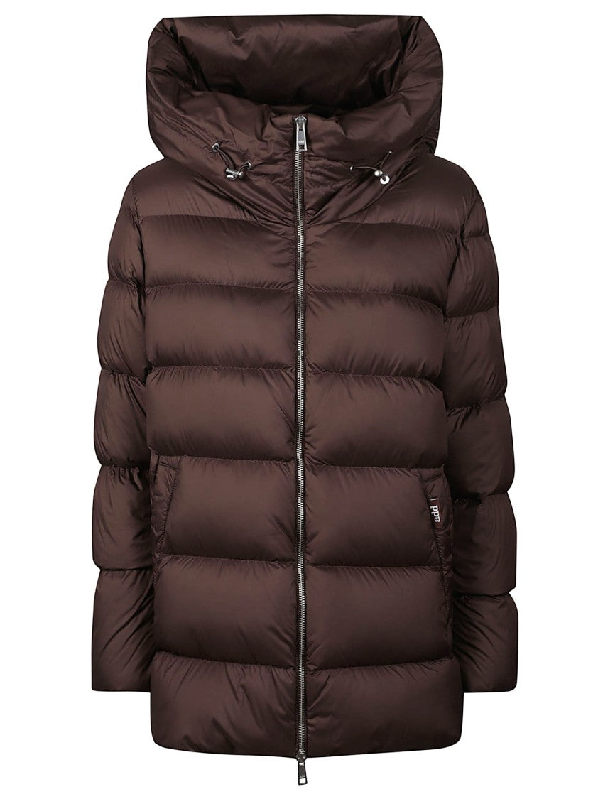 Add High-Collar Down Polyester Jacket