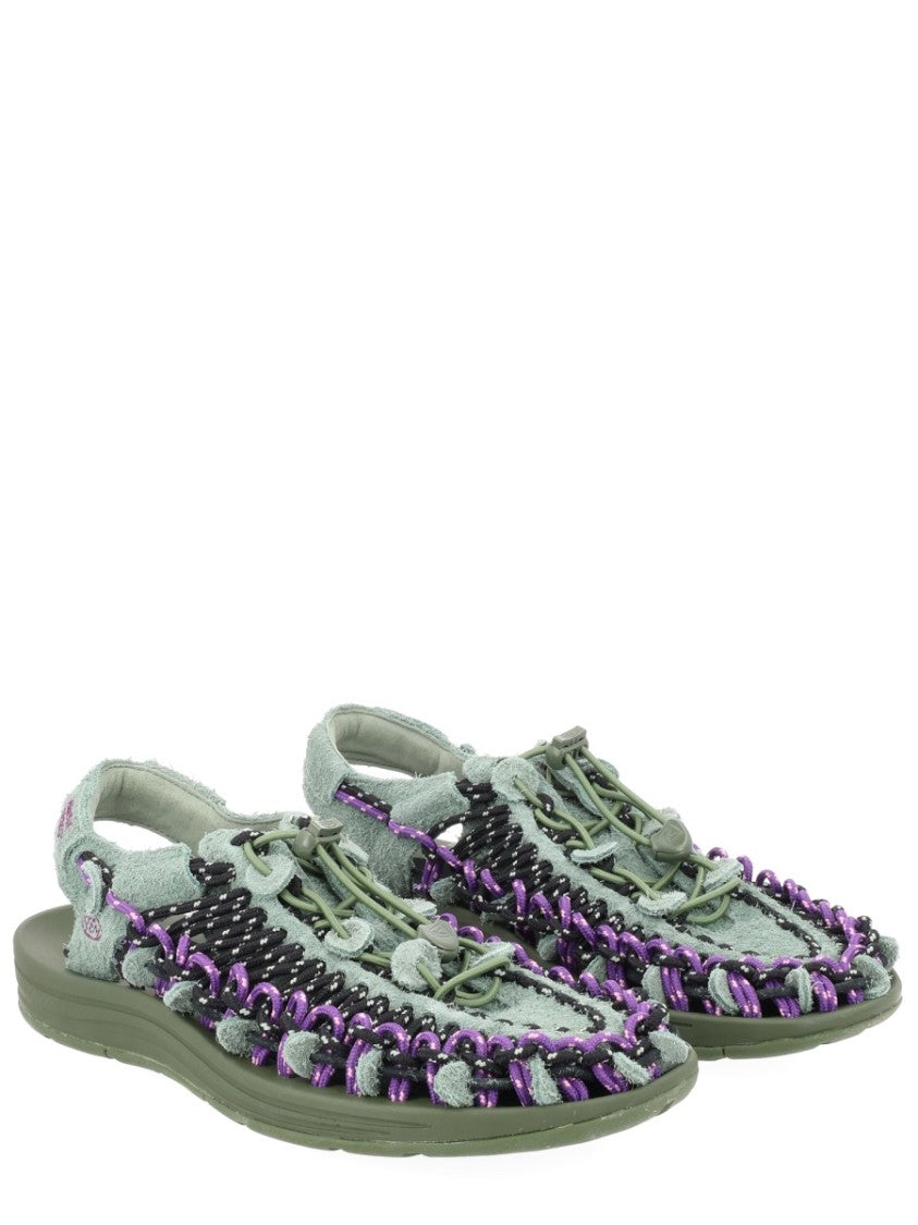 Keen Muted Green Uneek Lea Woven Sandal