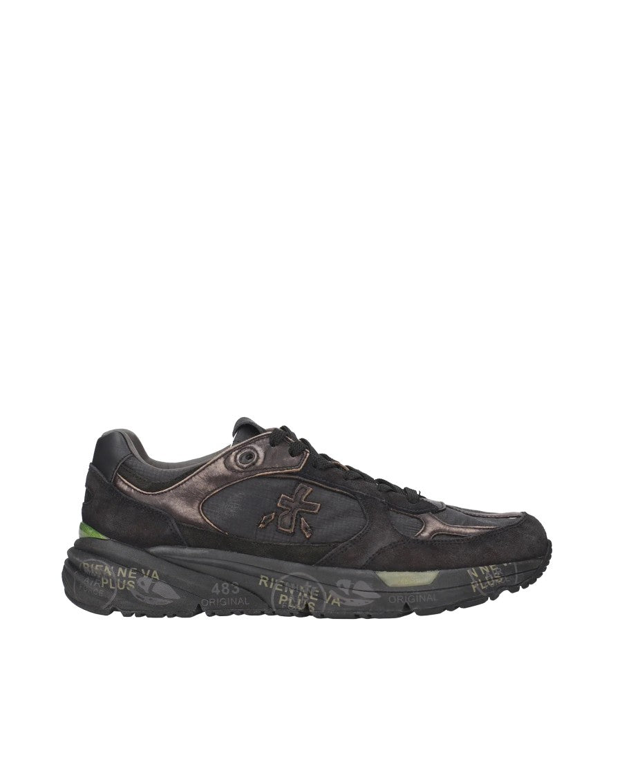 Premiata Black Mase Leather Sneakers