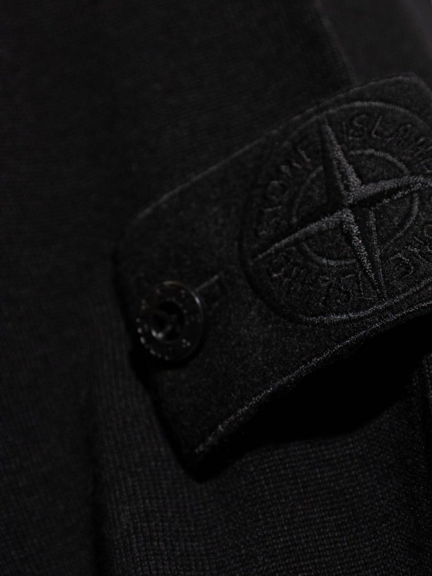 Stone Island Lightweight Black Crew Neck Sweater