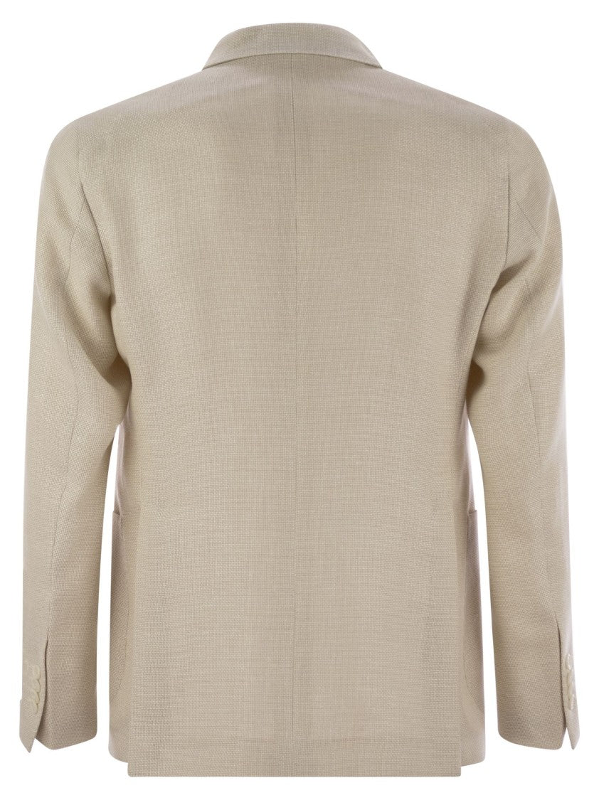 Tagliatore Virgin Wool And Linen Jacket