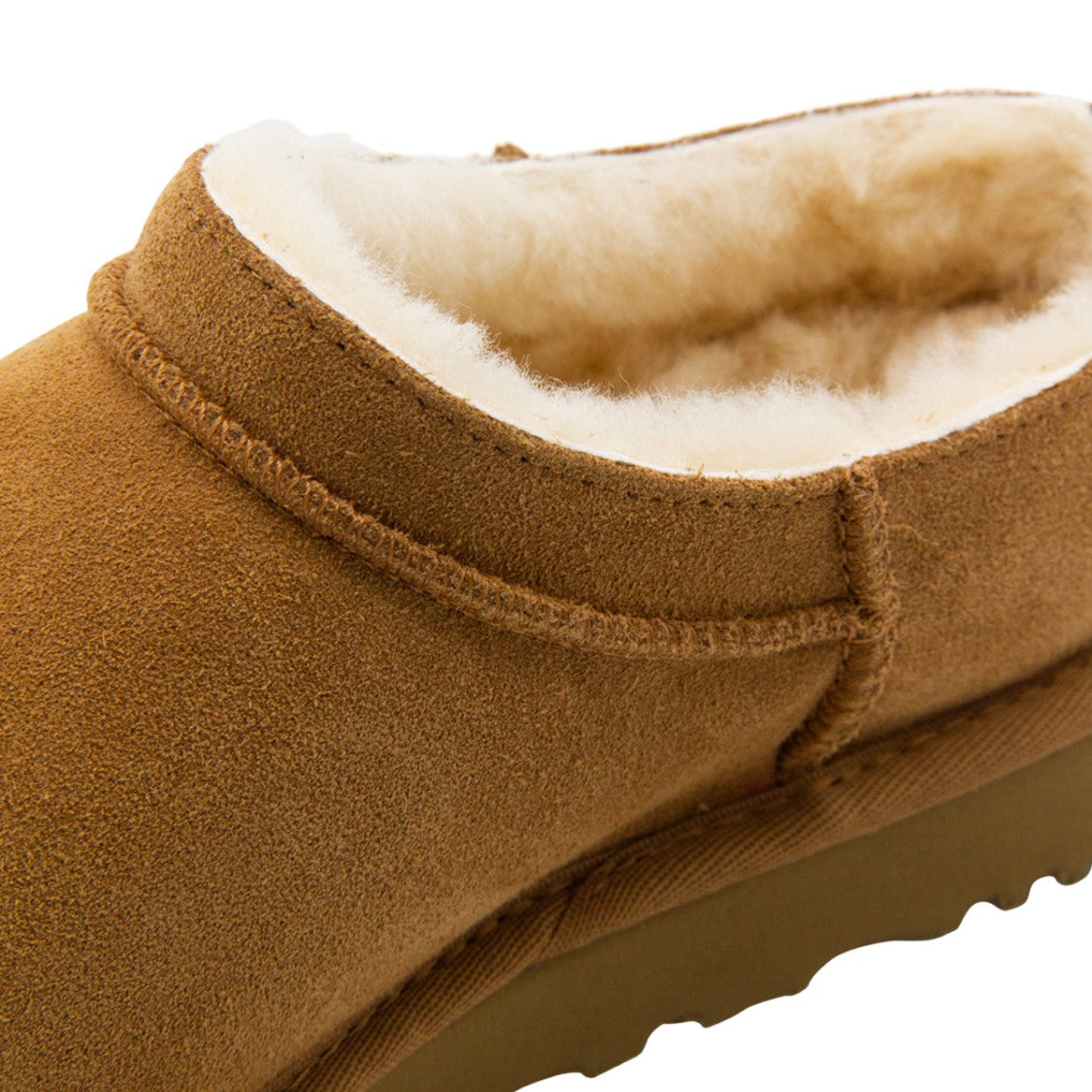 Ugg Slip-On Suede Boots With Plush Interior