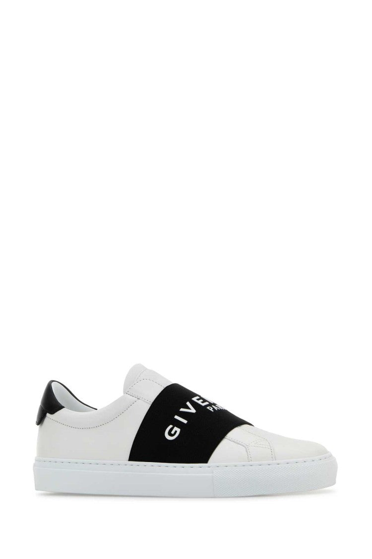 Givenchy White Leather Urban Street Slip Ons