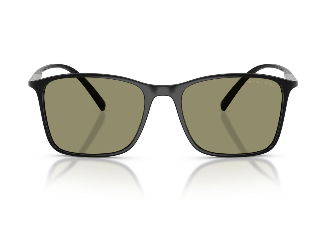 Giorgio Armani Black 0Ar8231u Glossy Square Sunglasses
