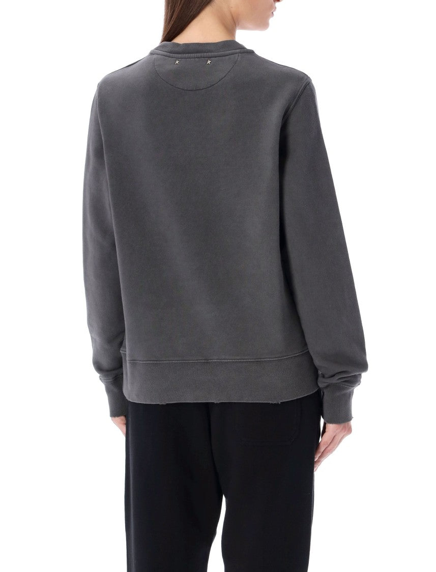Golden Goose Fleece Strass Collar Sweatshirt