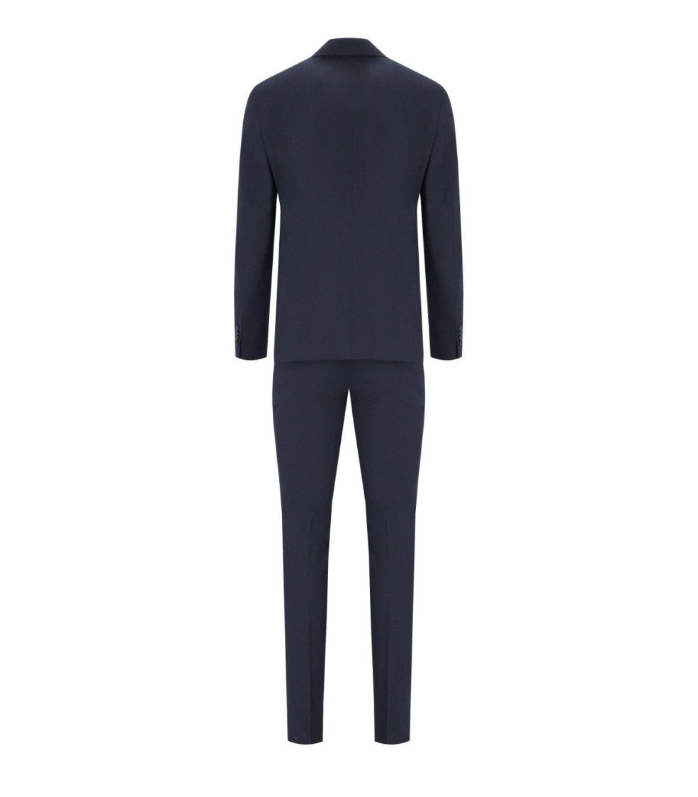 Manuel Ritz Dark Blue Single-Breasted Suit