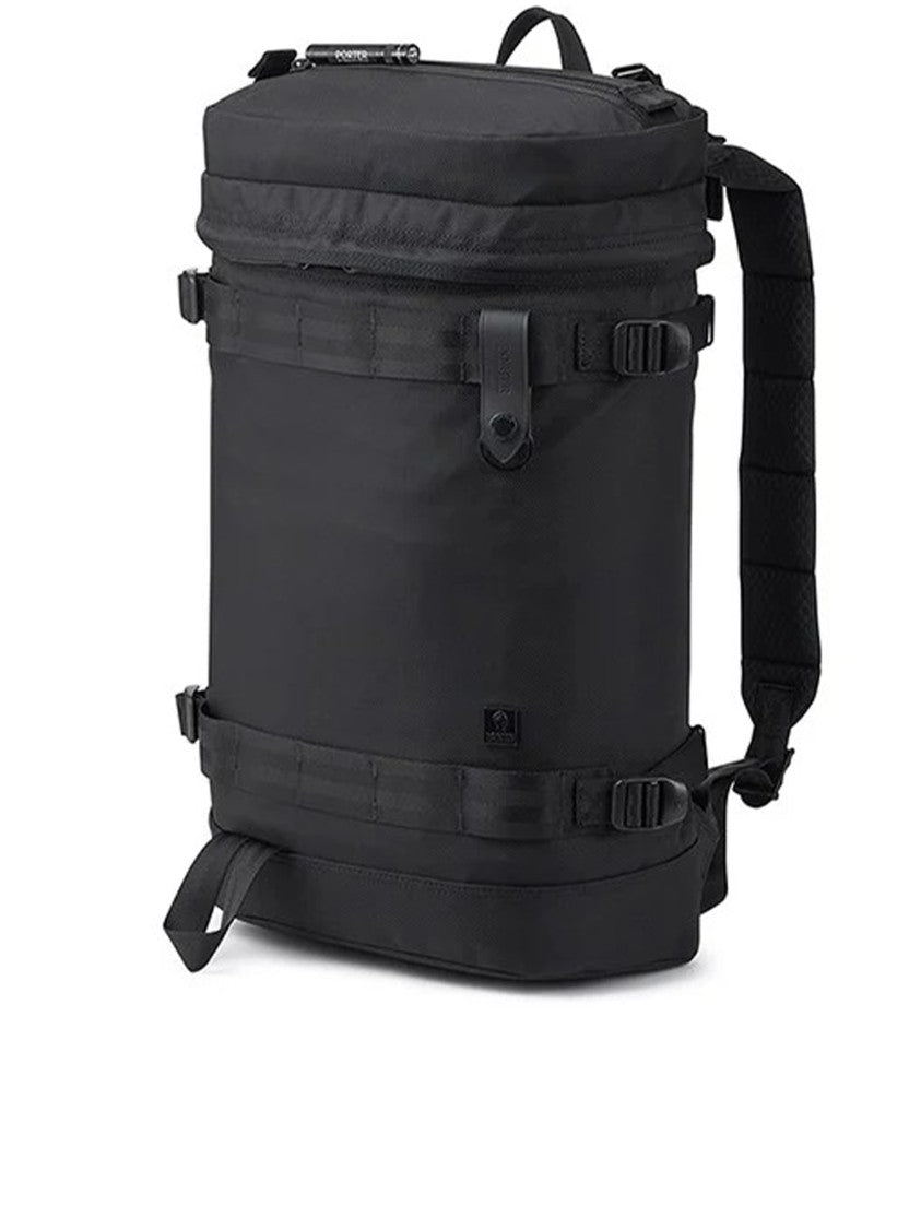 Porter International Black Backpack Rectangular Structured Nylon Backpack