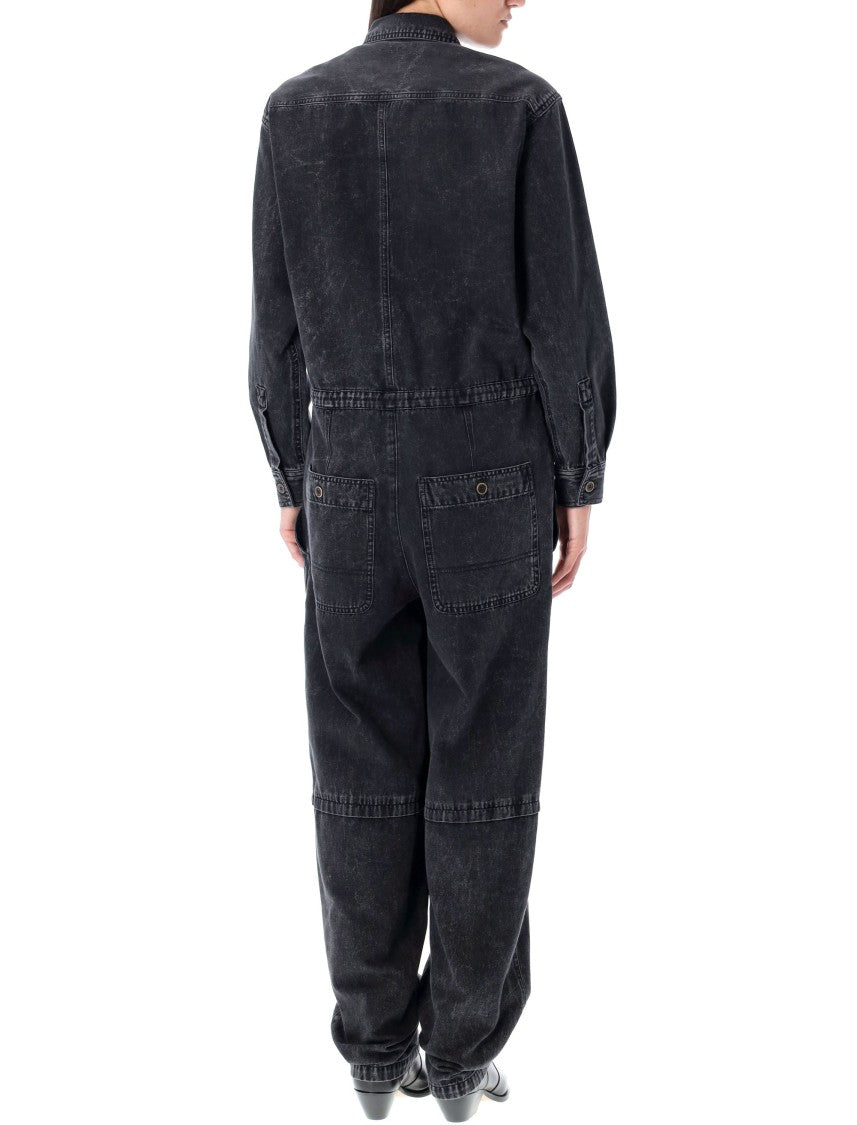 Isabel Marant Étoile Nadia Relaxed Denim Jumpsuit