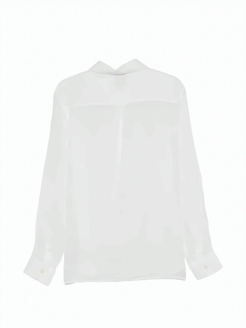 Mc2 Saint Barth Semi-Sheer Textured Long-Sleeve Shirt