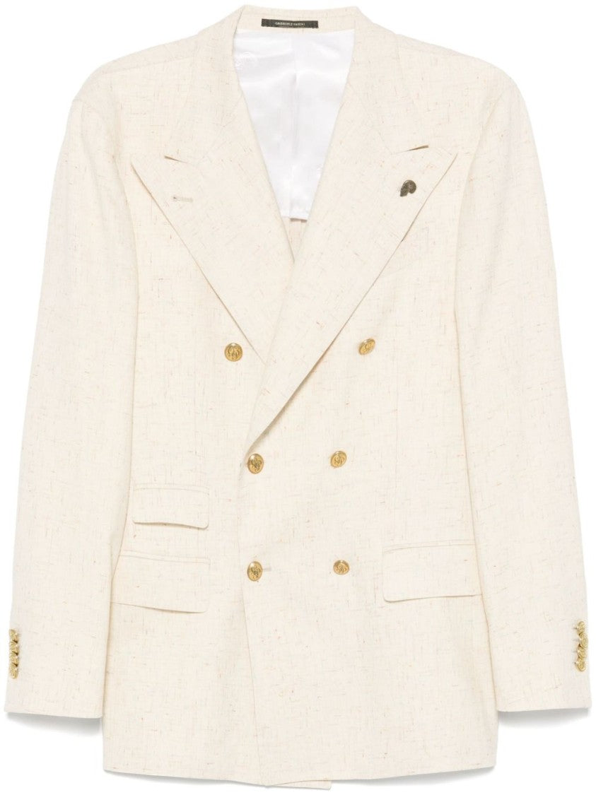 Gabriele Pasini Double-Breasted Buttoned Blazer With Flap Pockets
