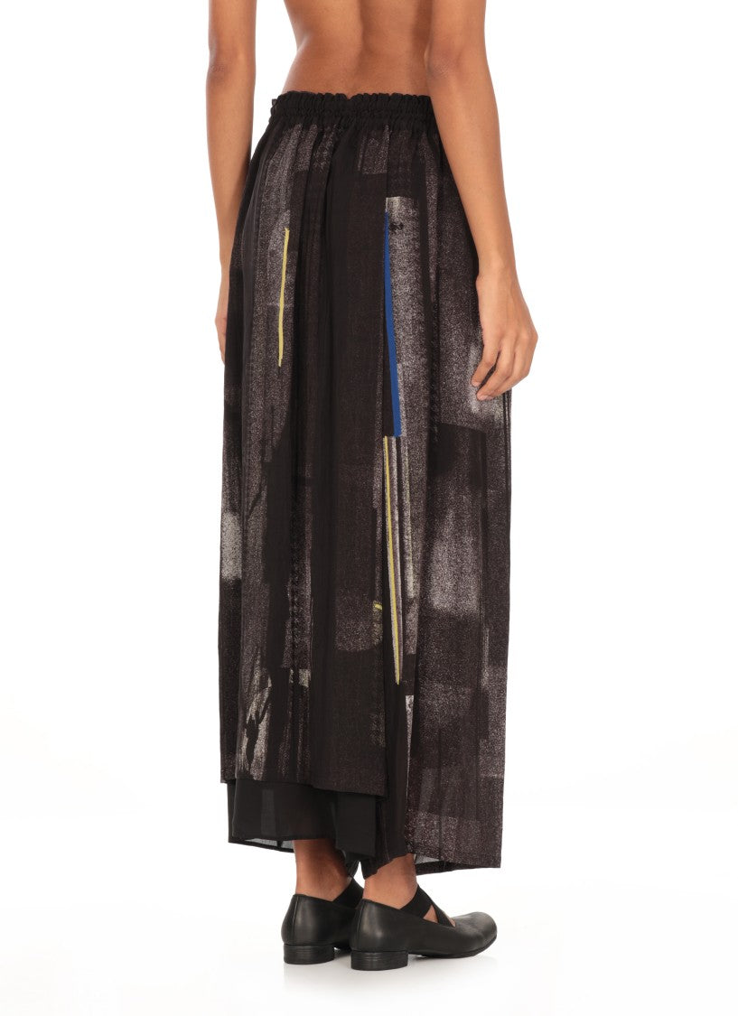 Y's Pants With Geometric Pattern