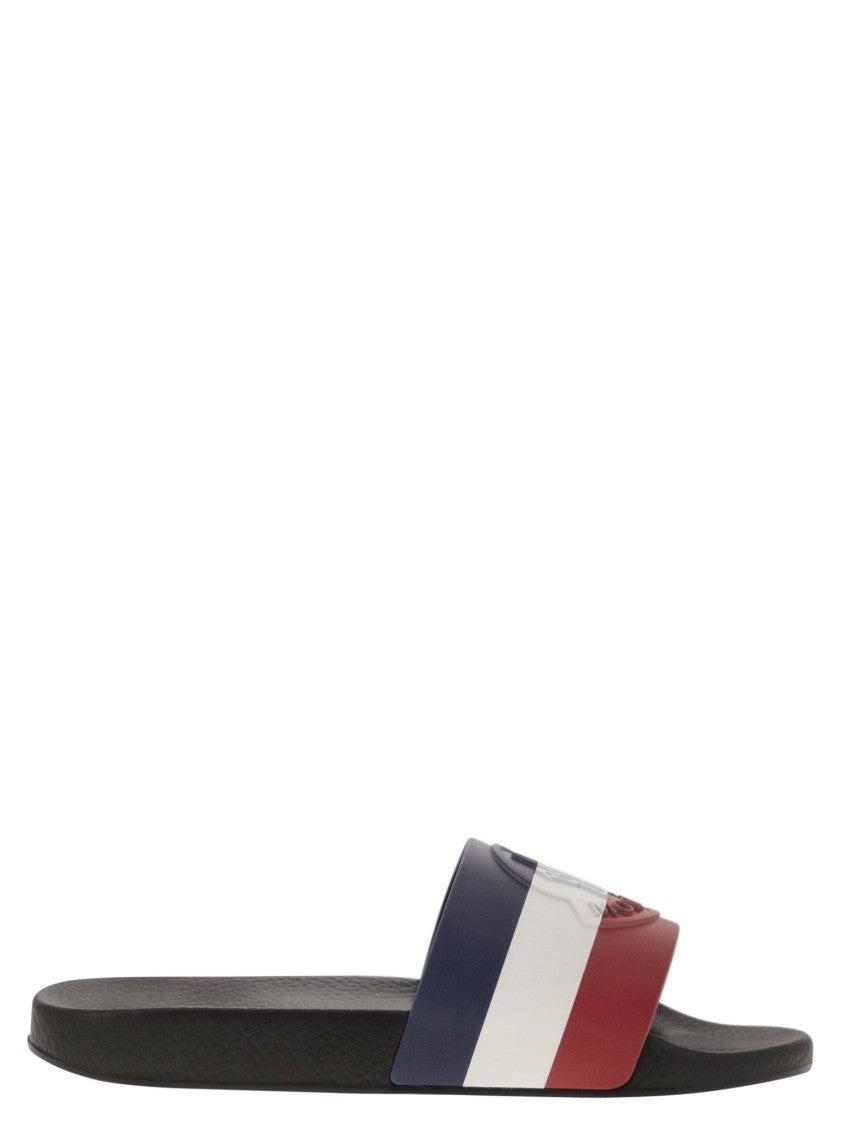 Moncler Basile - Rubber Slides With Logo