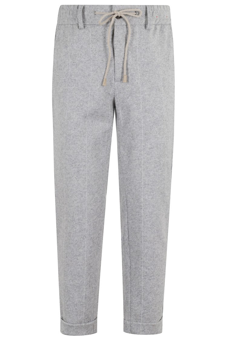Eleventy Jogger Pants With Elastic Waistband