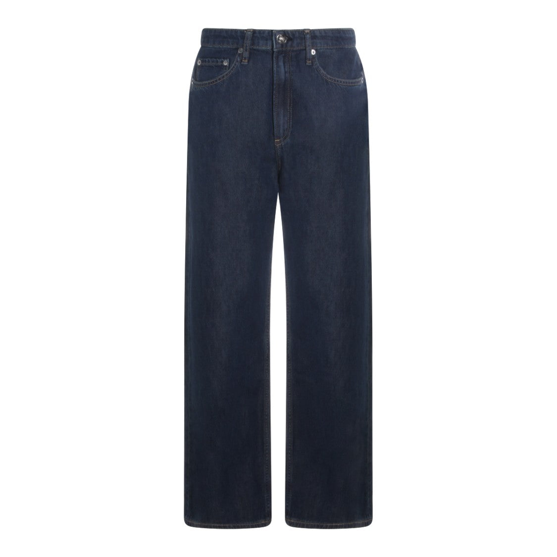 Rag & Bone Straight-Leg Jeans In Deep Indigo Wash