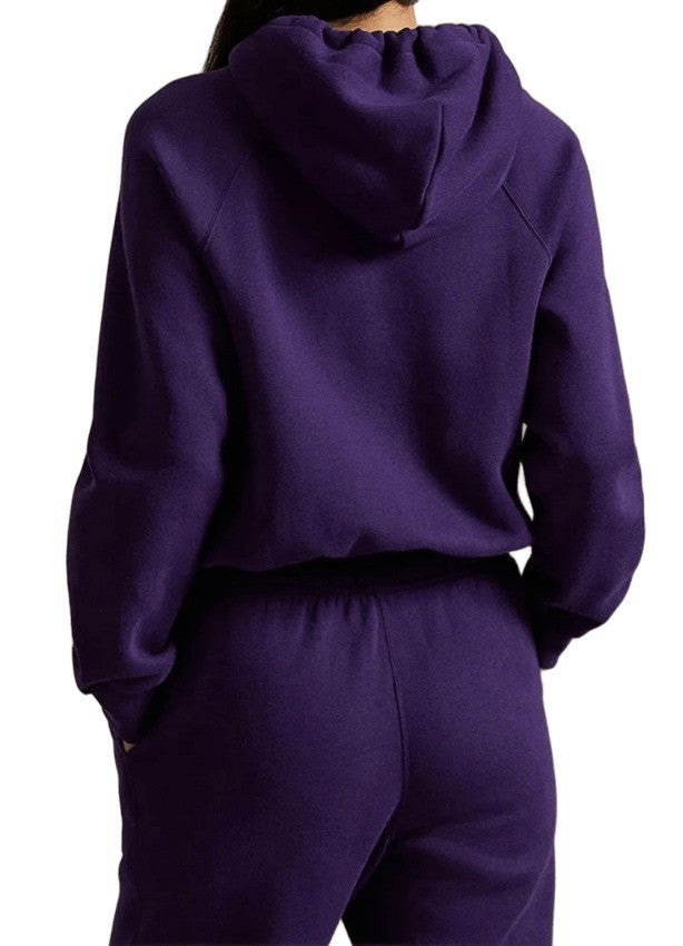 Polo Ralph Lauren Raglan-Sleeve Knit Hoodie With Drawstring Detail