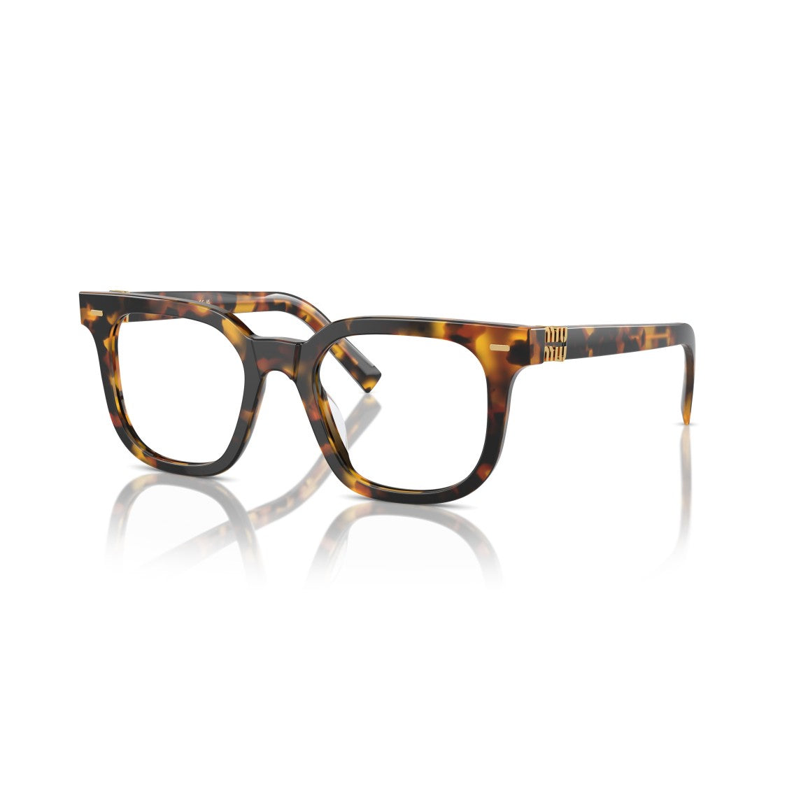 Miu Miu 0Mu 06Xv Oversized Tortoiseshell Frame Sunglasses
