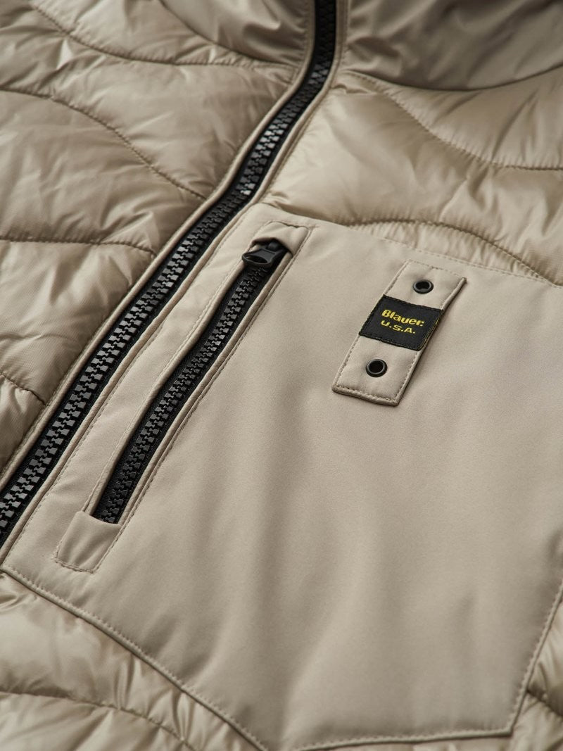 Blauer Beige Down Jacket With Hood