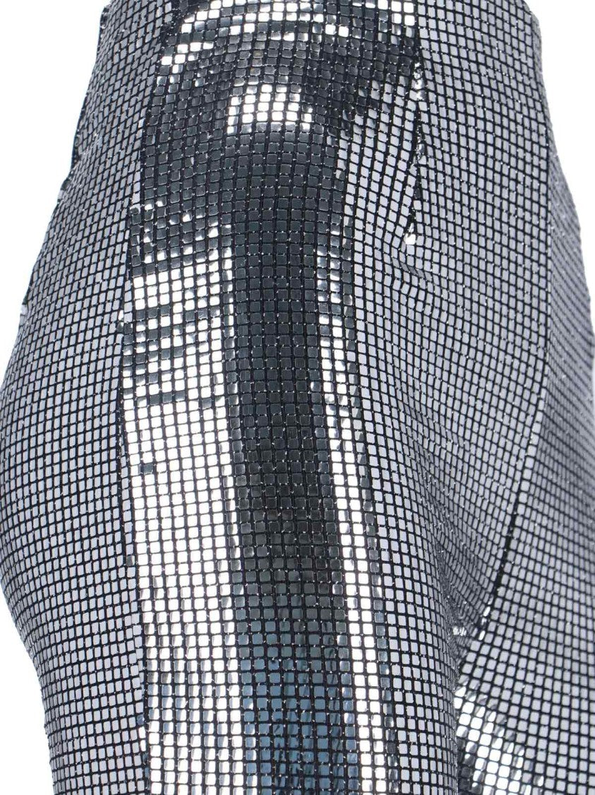 Mm6 By Maison Margiela Metallic Sequin Pants – Silver