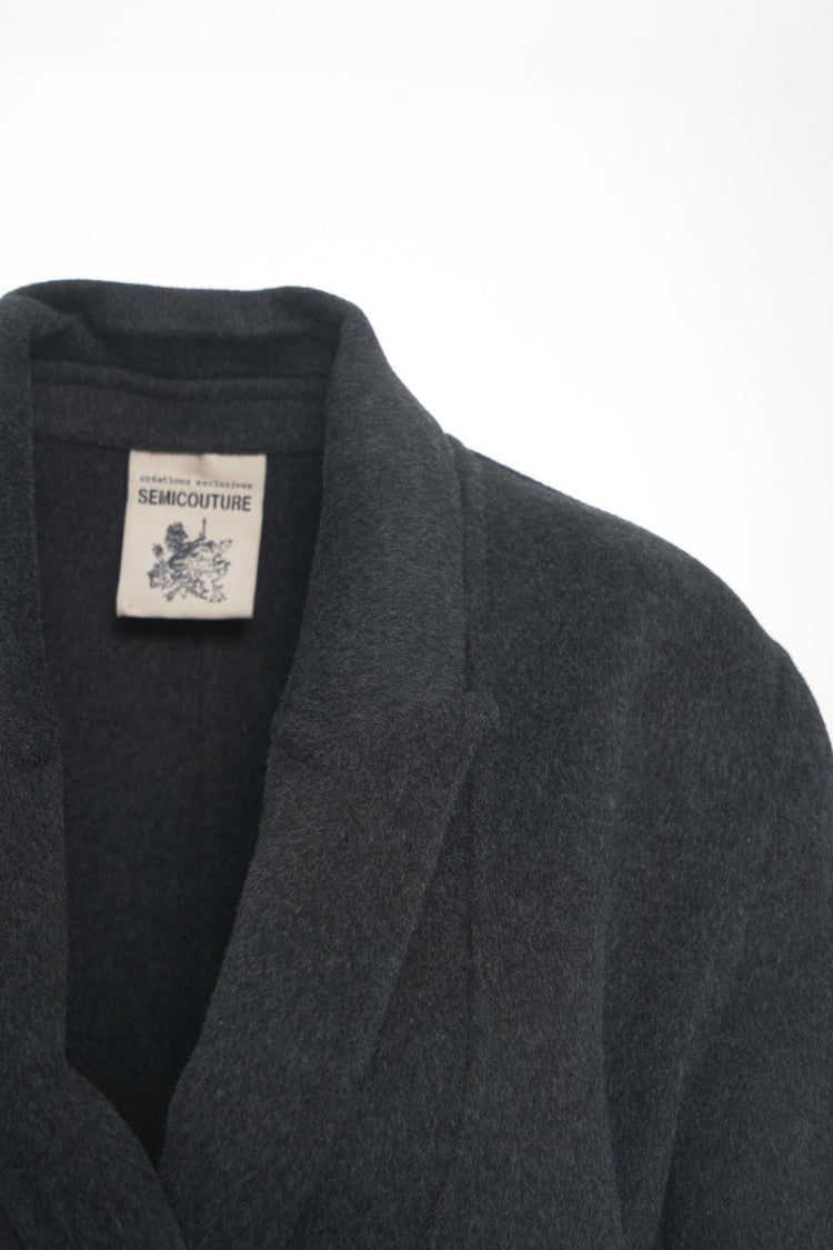 Semi Couture Coat With Belt