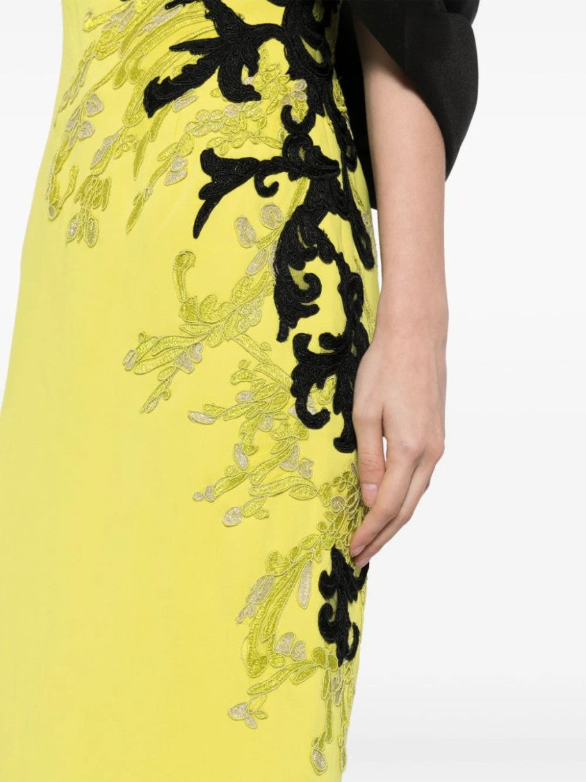 Saiid Kobeisy Crepe Straight Fit Dress