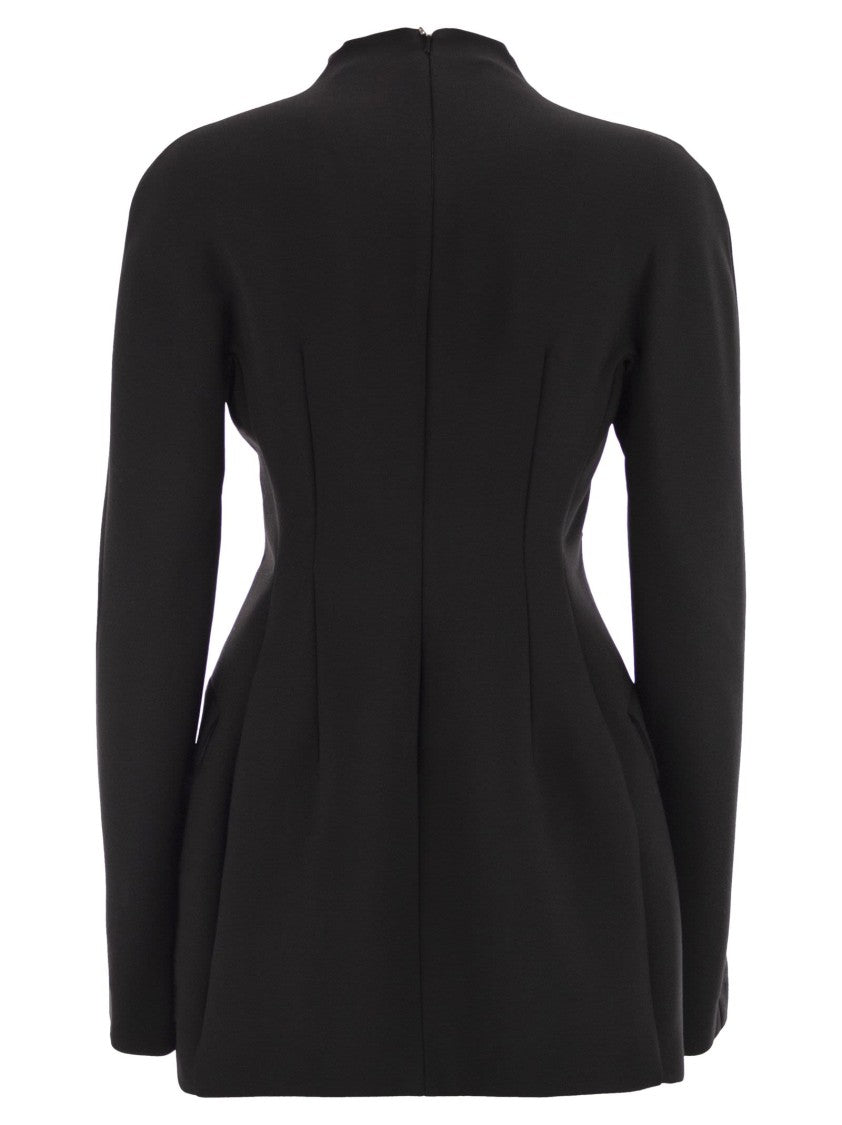 Sportmax Tefrite - Short Stretch Wool Dress