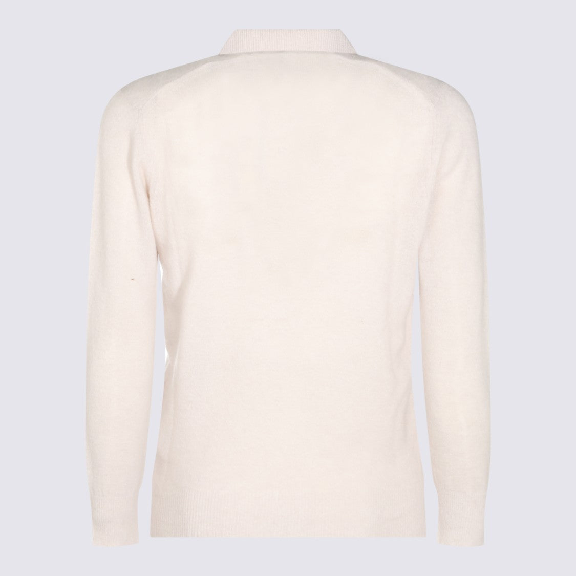 Altea V-Neck Wool Knitwear With Classic Collar And Ribbed Details